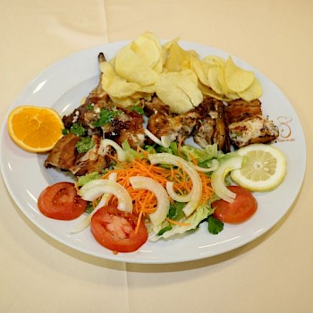 Coelho no churrasco