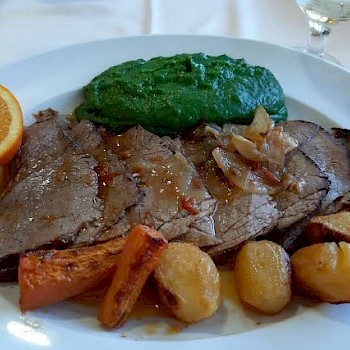 Vitela assada no forno